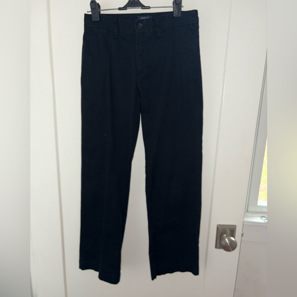 Polo Ralph Lauren chino straight leg pants boy's sz 12 EUC